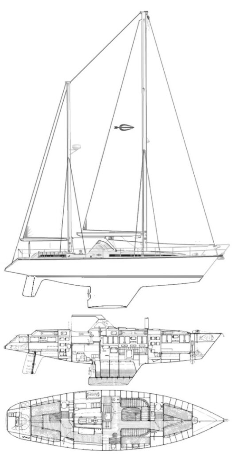 Amel Santorin 46 sailboat