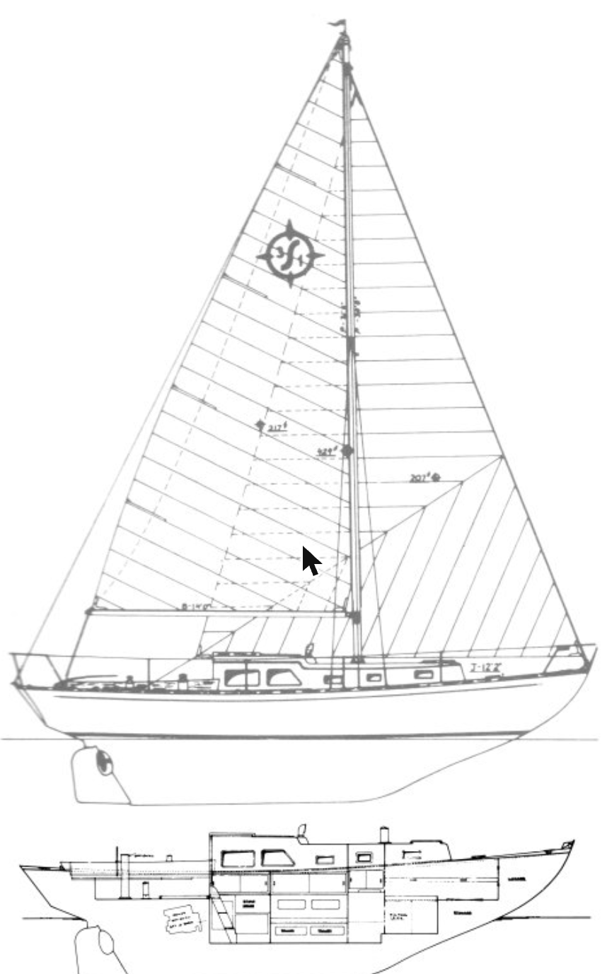 Cheoy Lee Offshore 31 sailboat