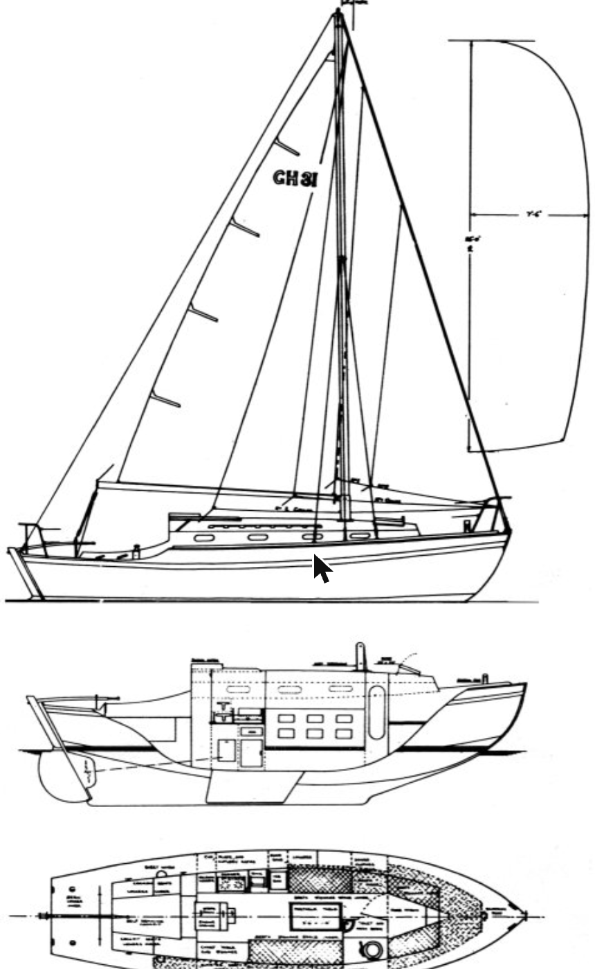Golden Hind 31 sailboat