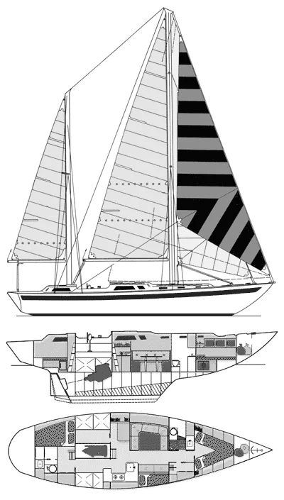 Mauritius 43 sailboat