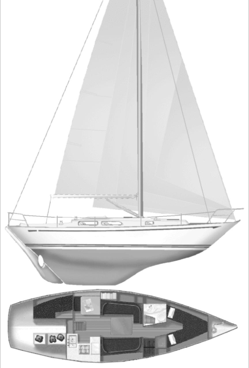 Rustler 36 sailboat
