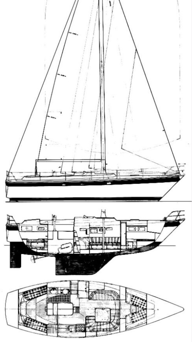 Trintella 38 sailboat